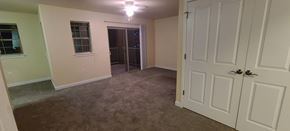 Kalispell apartment for rent - Image of living space with sliding glass doors