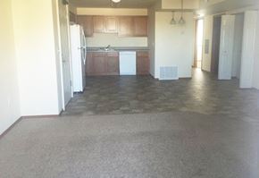 Glendive apartment for rent - Open floor plan Living Room/Kitchen