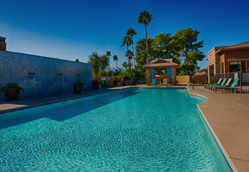 Sparkling resort-style pool