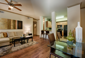 Furnished living room