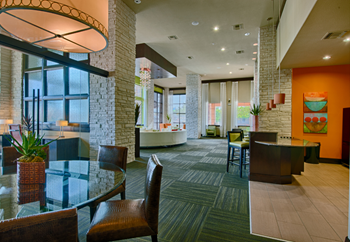 Modern resident lounge