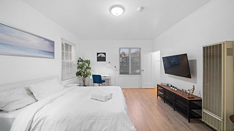 Floor plan for studio, 1 bath, 572 sqft