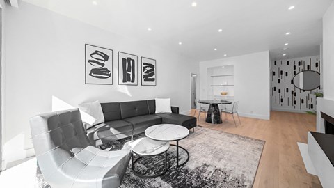 Floor plan for 3 beds, 2 baths, 1561 sqft