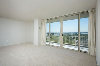Spacious balcony