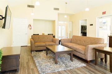 Ventura apartment for rent - A living room with two couches and a coffee table.