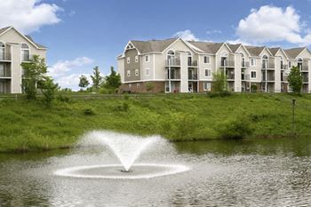 Ponds with fountains