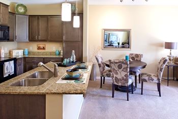 Kitchen with dining