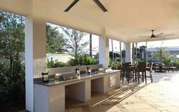 Veranda with barbecue