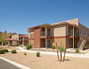Nogales apartment for rent - a building with a staircase and a street in front of it