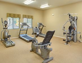 Nogales apartment for rent - a gym with several machines and weights in a room
