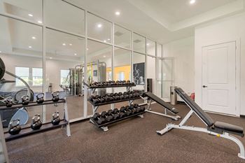 Equipped fitness area