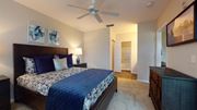 Lakeland apartment for rent - 2 Bedroom Model Primary Bedroom at Audubon Oaks, Florida, 33809