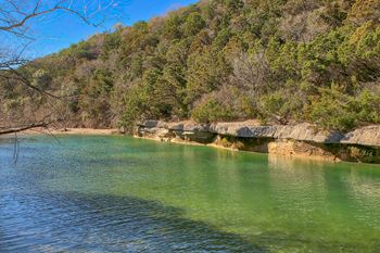 Peaceful hill country setting