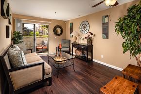Long Beach apartment for rent - Modern Living Room at Renaissance Terrace, Long Beach, CA, 90813