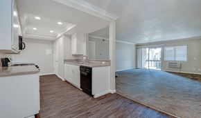 Fountain Valley apartment for rent - Grande Apartment Homes Kitchen-Living Area