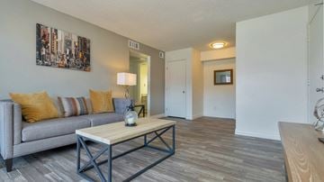 Glendale apartment for rent - a living room with a couch and a coffee table