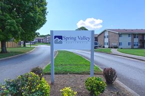 Murfreesboro apartment for rent - a sign that reads spring valley apartments on the side of a road