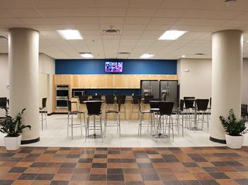 Conference room with kitchen