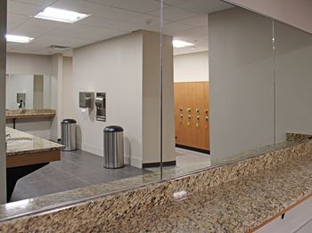 Locker rooms and showers