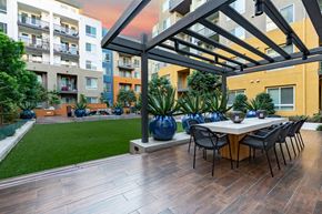 Inglewood apartment for rent - Outdoor Patio at Bell South Bay, Inglewood, 90304