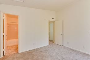 Suffolk apartment for rent - a bedroom with a closet and an open door