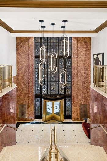 Lobby staircase