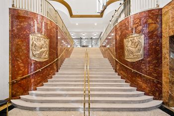 Lobby staircase