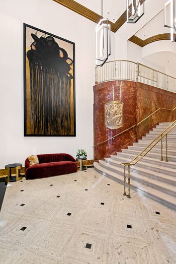 Lobby staircase