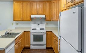 Malmstrom Afb apartment for rent - a kitchen with a stove and a refrigerator