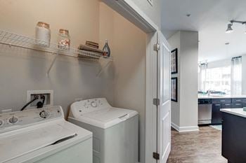 Convenient in-unit full size washer and dryer