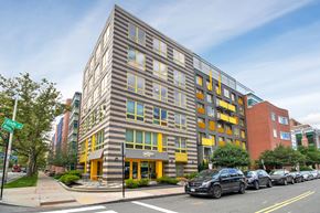 Cambridge apartment for rent - Kendall Crossing exterior building photo shows modern design