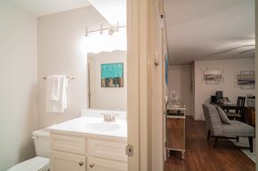 Rock Hill apartment for rent - a view of a bathroom with a sink and a mirror