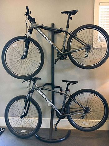 Secured bike storage