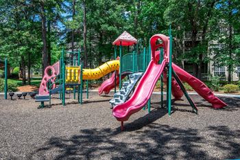 Autumn park apartments playground
