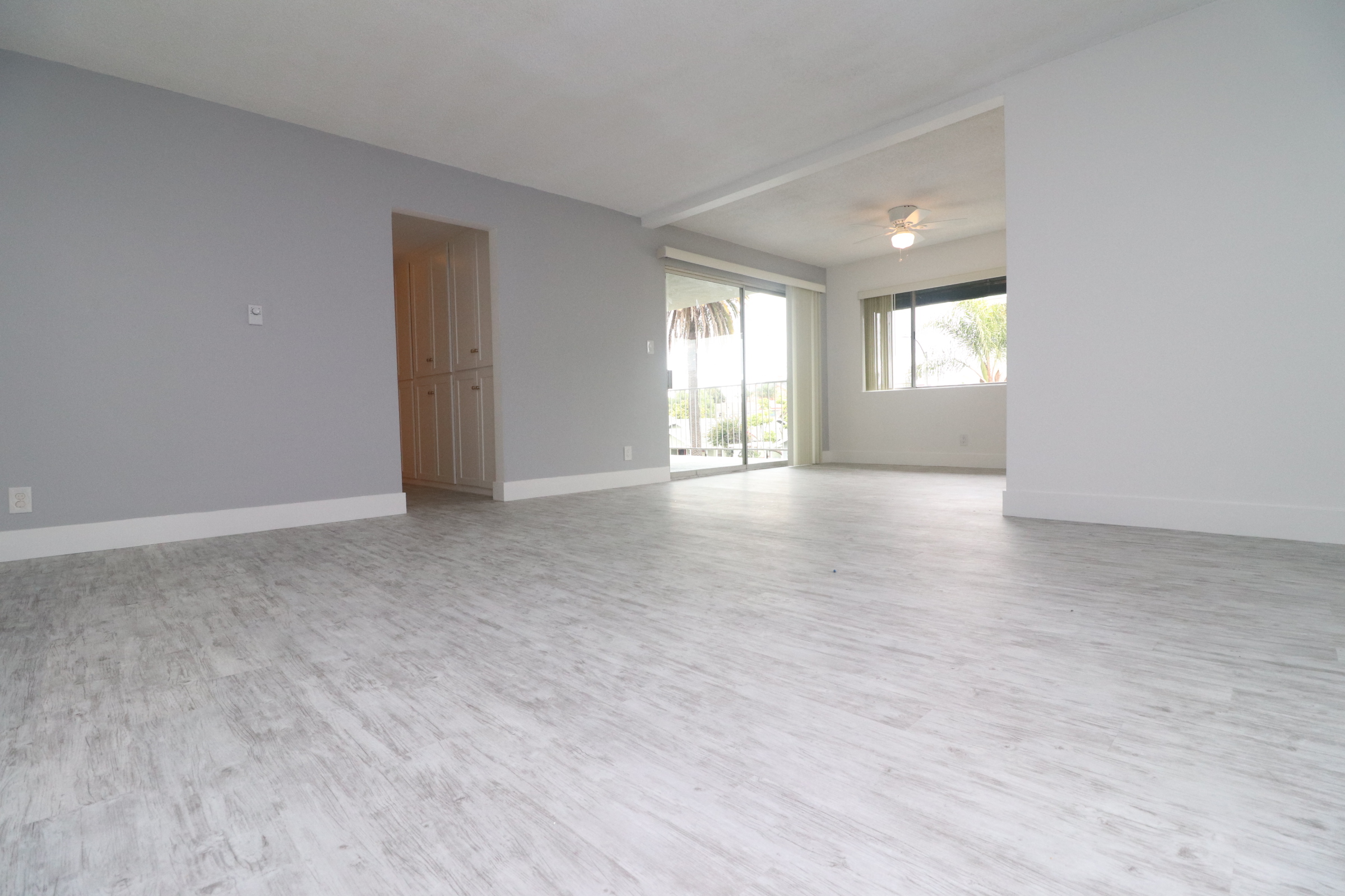 Floor plan for 2 beds, 2 baths