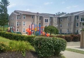 Morgantown apartment for rent - a playground in front of an apartment building