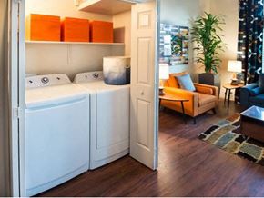 Chandler apartment for rent - a white washer and dryer in a living room