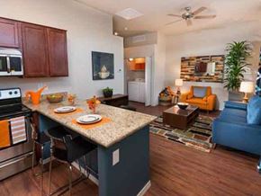 Chandler apartment for rent - a kitchen and living room with a counter top
