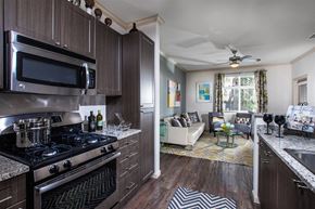 San Jose apartment for rent - The Verdant Apartments Kitchen with Gas Stovetop in San Jose CA