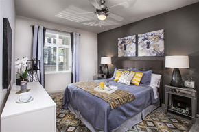 San Jose apartment for rent - The Verdant Apartments master bedroom in San Jose CA