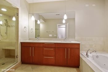 Double vanity in master bath