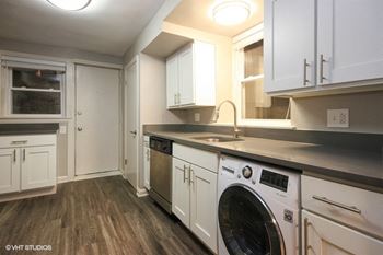 Washer and dryer in select apartments