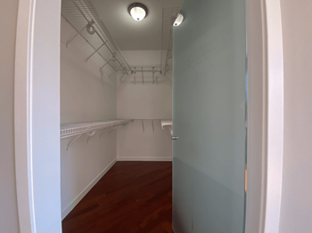 Built-in closet organizers