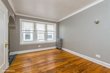 Hardwood flooring in select apartments