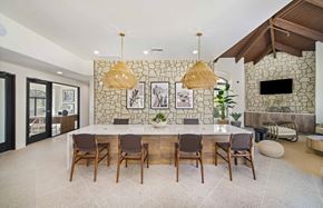 Scottsdale apartment for rent - a large dining room with a large table and chairs