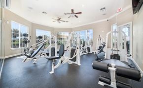 Sanford apartment for rent - the gym at the preserve at polk apartments