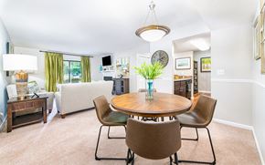 Goose Creek apartment for rent - a dining room with a table and chairs