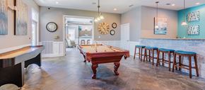 Summerville apartment for rent - a game room with a pool table and a bar