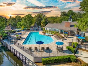 Tallahassee apartment for rent - an aerial view of the pool at the resort at governors crossing