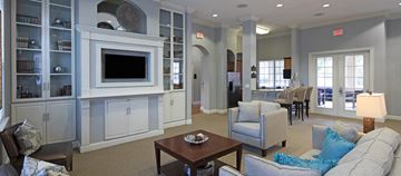 Charlotte apartment for rent - a living room with a couch and a table